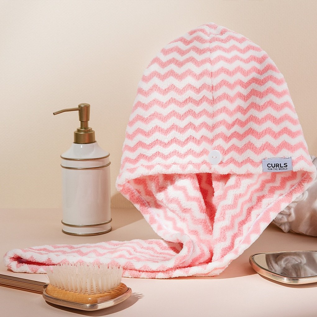 Pink sales wrap towel
